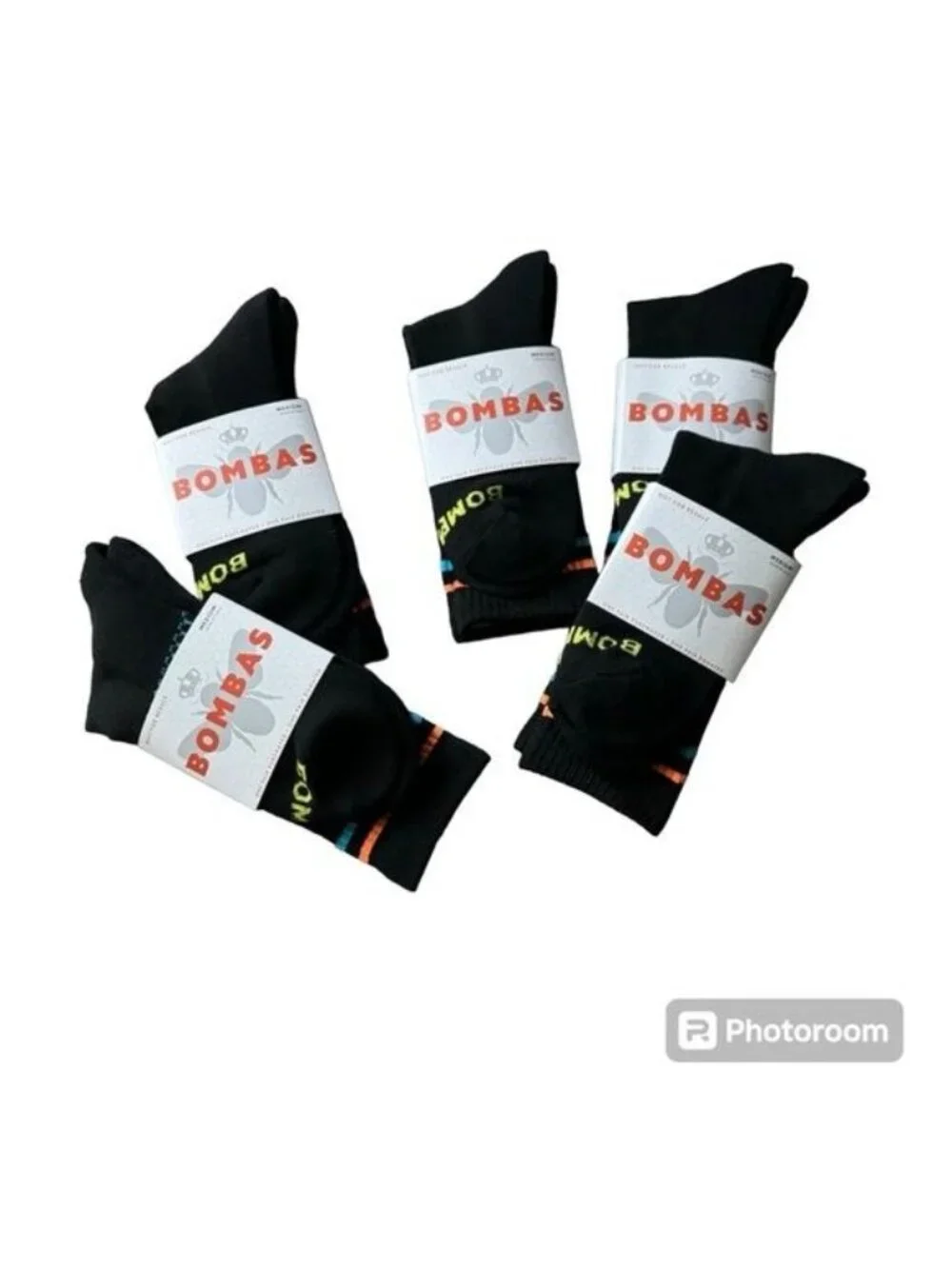 Bombas socks multicolor sz‎ medium calf unisex mens women Honeycomb arch support